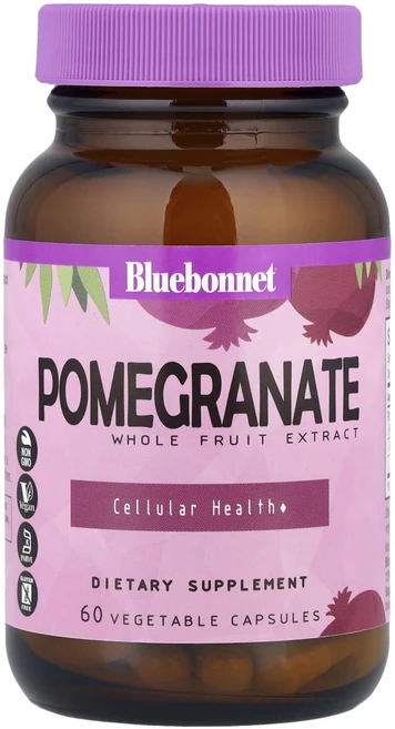 블루본넷뉴트리션 슈퍼 프루트 석류 통과일 추출물 베지캡슐 60정, 2개 - 쿠팡