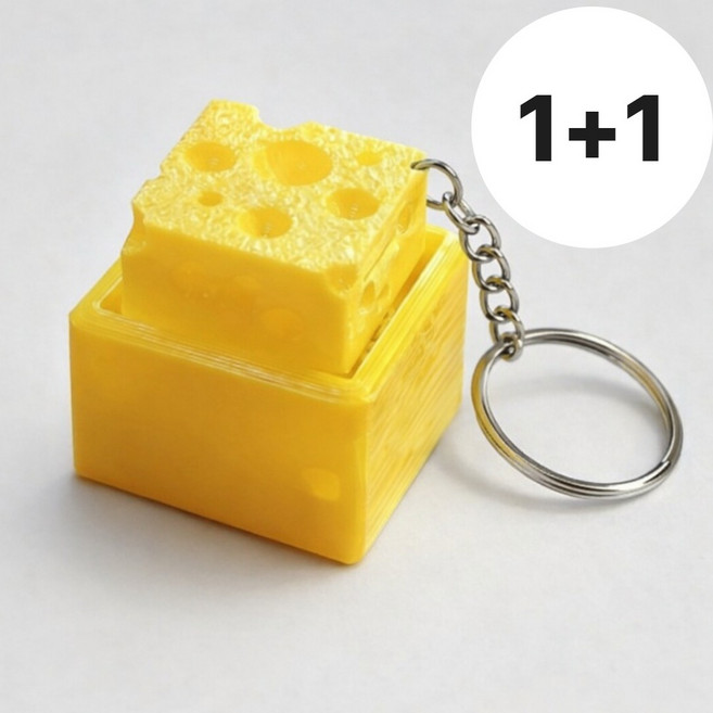 치즈 키캡키링1구 키보드키링 딸깍이 클릭커 클리커 열쇠고리