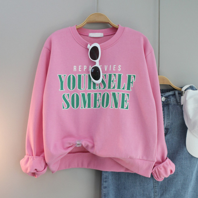 달콩 여성 봄신상 크롭티 YOUR레터링크롭맨투맨