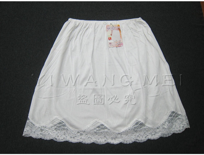 棉質內襯裙 媽媽襯裙 防走光 內搭蕾絲襯裙 台灣製造 一王美 NO:1548