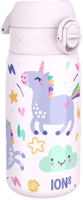 보온보냉 더블월 텀블러 아이온에잇320ml 유니콘 라일락 스몰 키즈 어린이 초등학생 원터치, 1개, 320ml, 유니콘라일락 스몰