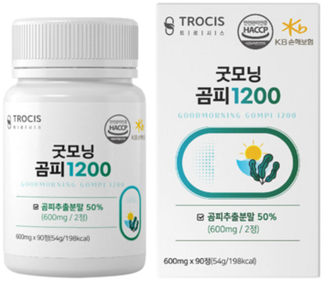 곰피 1200 90정 곰피추출분말 추출물, *, 1개