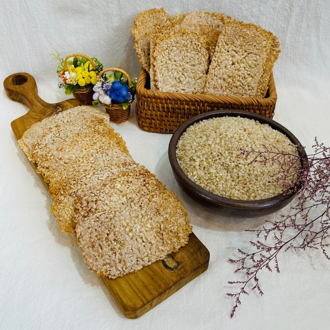 현미누룽지 누룽지 수제 포켓 다이어트 아기 간식 식사대용 현미100%, 600g, 1개