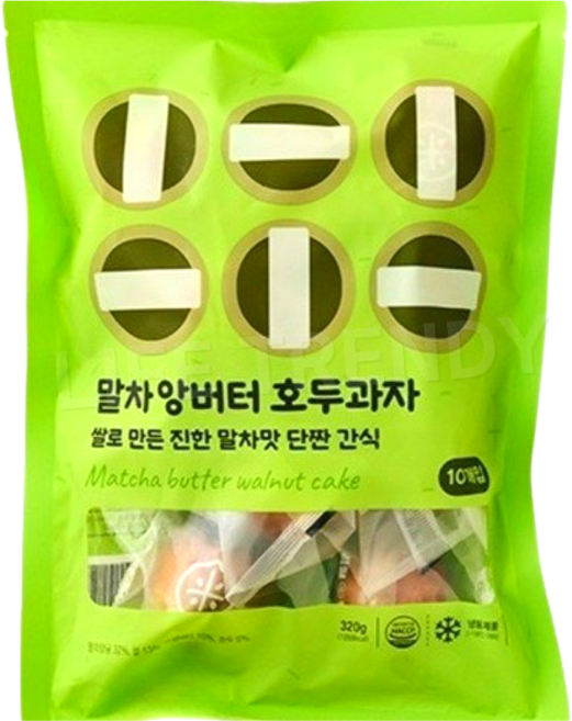 말차 앙버터 호두과자, 1개, 320g