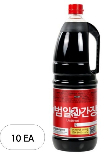 범일 진간장, 1.7L, 10개