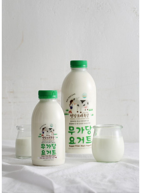 무가당 무설탕 플레인 요거트 평창보배목장 1000ml, 1L, 1개