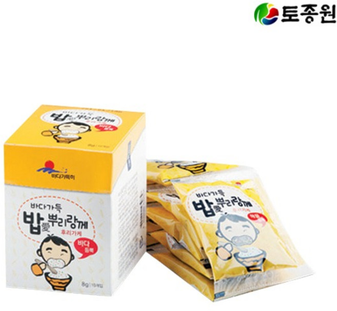 토종원 밥에뿌리랑께 후리가케 8g 10개입 완도바다, 80g, 1개