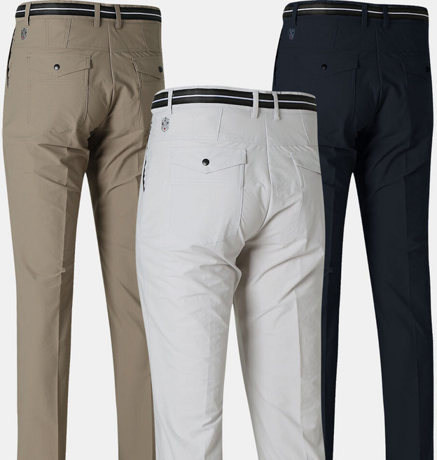 남성 여름 디자인 스판 밴딩 골프 면바지 YDPT10 중년