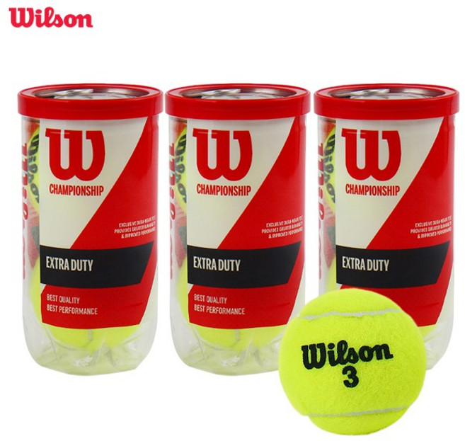 윌슨 테니스볼 챔피언쉽 3캔-6구 테니스공 시합구, 윌슨 챔피언쉽, 3개
