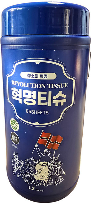 나우미 혁명티슈 주방 기름때 제거 티슈 대용량 도톰한 세정 물티슈 가스레인지 후드 청소용, 1개