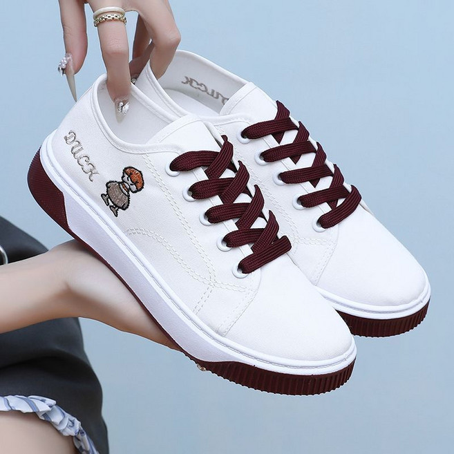 DUCK 帆布鞋 休閒小白鞋