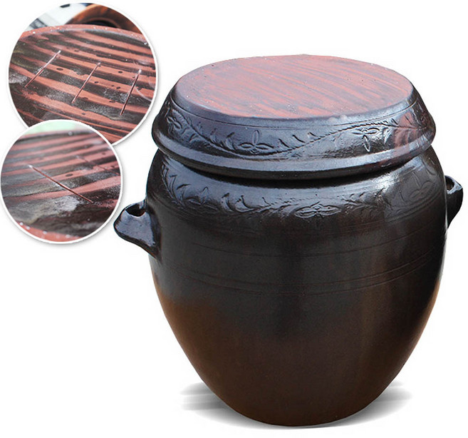 무공해 간수빼는 소금항아리 20kg 바닥타공, 25L, 1개