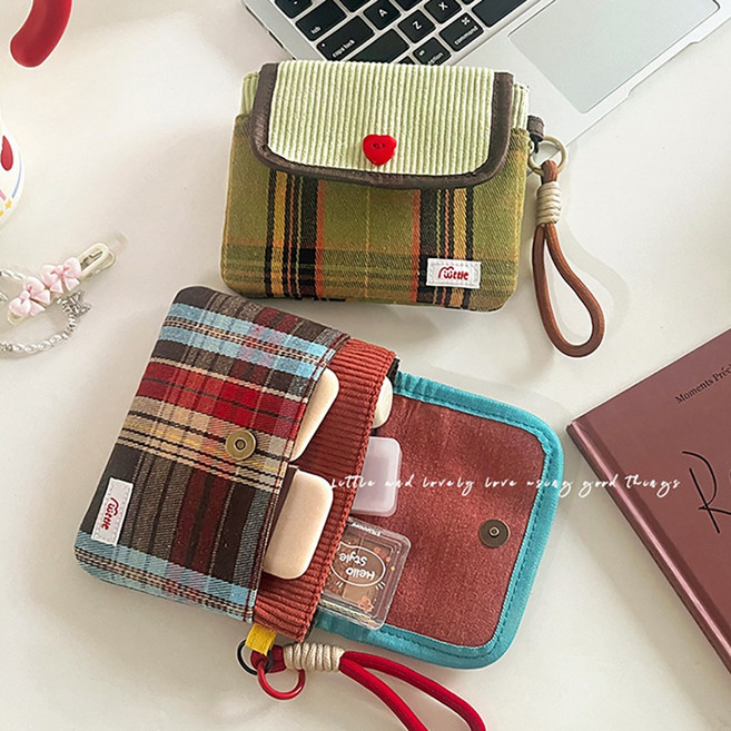 에브리샤인 휴대용 레트로 멀티 미니 파우치 2종