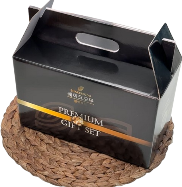 쉐이크모두 블랙푸드 선식 선물세트(14포 2박스+쉐이크보틀) 서리태 식사대용 명절선물, 30g, 28개