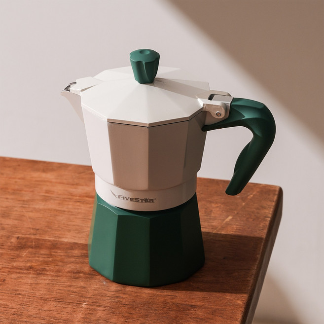 파이브스타 모카포트 커피 메이커 에스프레소 3컵, 1개, 단품