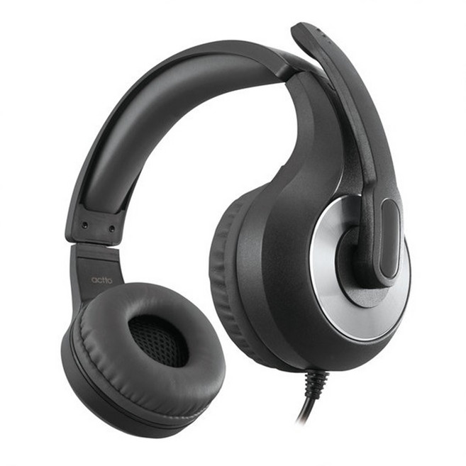 엑토 레오 USB 헤드셋, BKS-78, BLACK