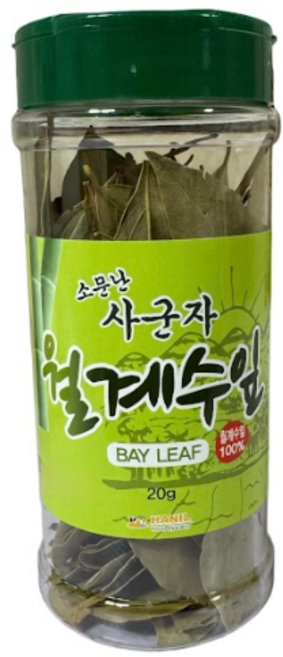 랄랄라몰 소문난 사군자 월계수잎 100% PET, 1개, 20g