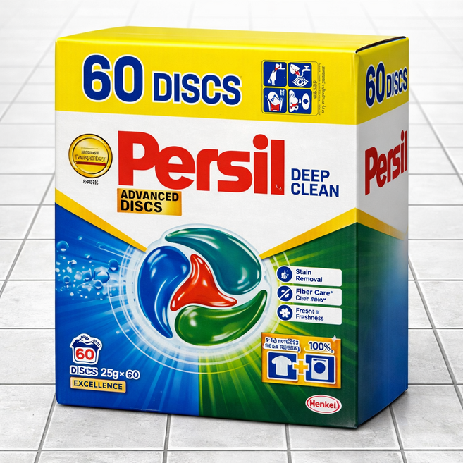 쎄루아 켄린느 퍼실 디스크 켑슐세제 25g* 60 pc / 코스트코 매장정품, 1개입, 60개