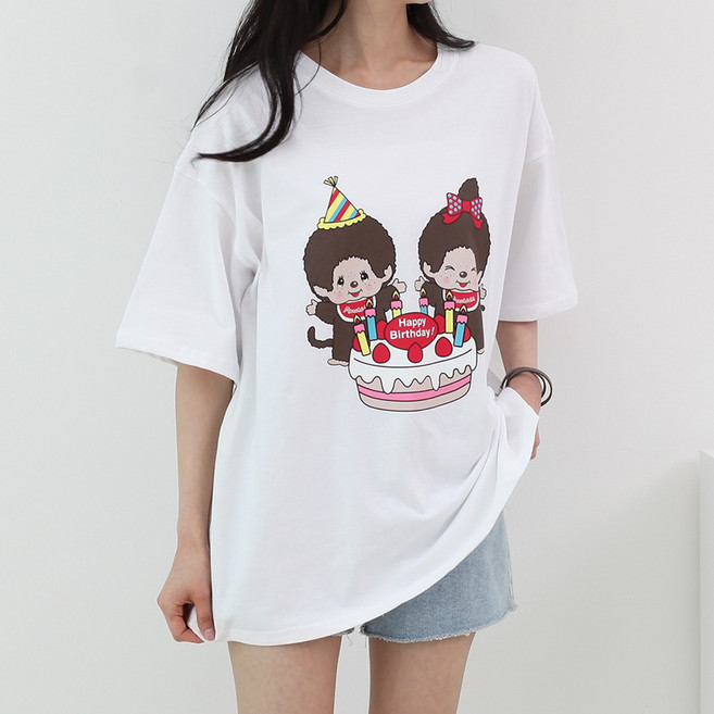 루나샵 해피케이크 반팔 티셔츠