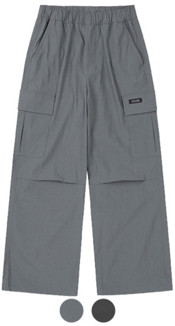 폴햄키즈 폴햄키즈 시그니처 공용 레이온 스판 스트레이트핏 파라슈트 팬츠_PKE2PP3026