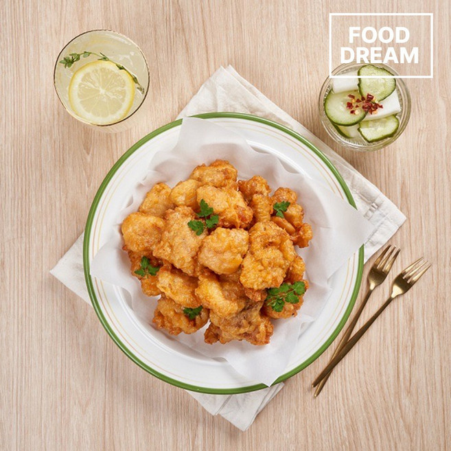 쿠즈락 오치킨 튀겨나온 통살가라아게 1kg / 에어프라이어조리 순살 후라이드, 1개