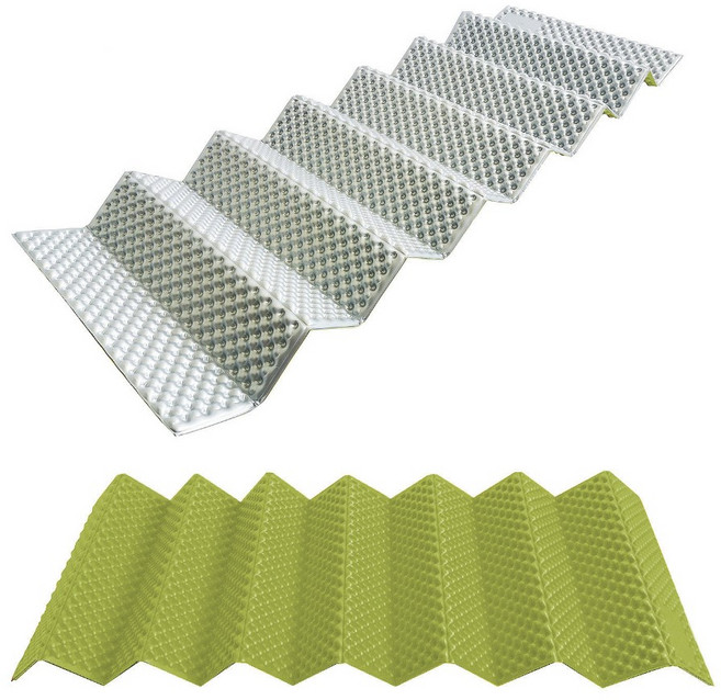 Seek喜客 蛋巢防潮墊 露營野餐防水軟墊 可摺疊隔熱坐墊, 綠色(3個以上請選箱購寄送)