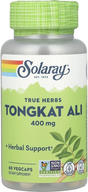 행복하고 건강하게 Solaray 통캇알리 400mg 베지 캡슐 60정 백년회로하세요, 1개 - 쿠팡