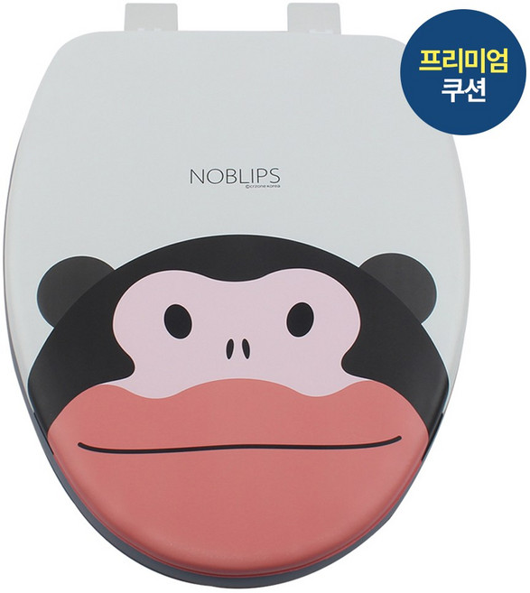 투투파파 특별제작 노블립스 35mm 쿠션 소프트 변기커버, 4. 얼큰 아이보리 대형(O형) 35mm, 1개