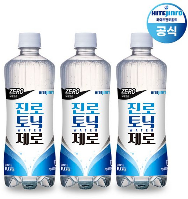 하이트진로 진로 토닉워터 제로 대용량 600ml x 20pet