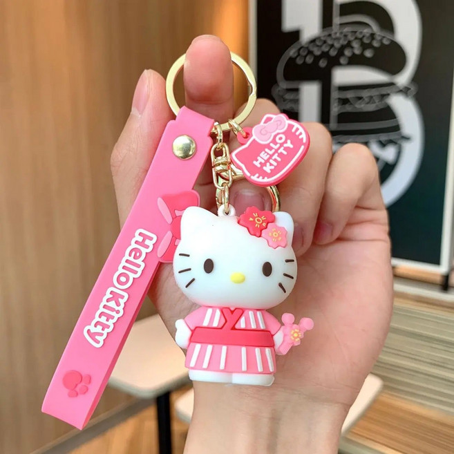 산리오 정품 헬로키티 키링 열쇠고리, 4번, 1개