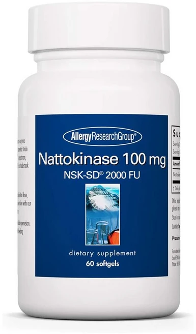 Allergy Research Group 나토키나아제 보충제 NSK-SD 2000 100mg 60정, 1개 - 쿠팡