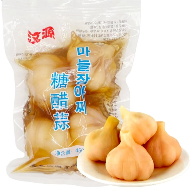 홍홍 중국식품 중국 마늘지 한식부 통마늘장아찌, 450g, 1개
