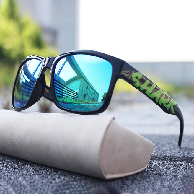 낚시 선글라스 편광 선글라스 스포츠 선글라스 남성 여성, 샤크프라임 X580 블루그린 편광, 1개