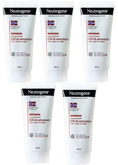 뉴트로지나 인텐스 리페어 시카 에멀젼 플로럴향, 88ml, 5개