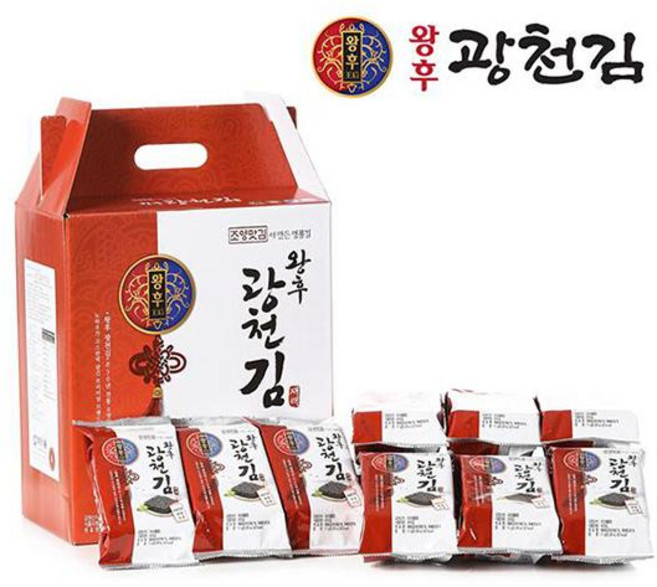 왕후광천김 재래식탁김(10gx15봉), 15개