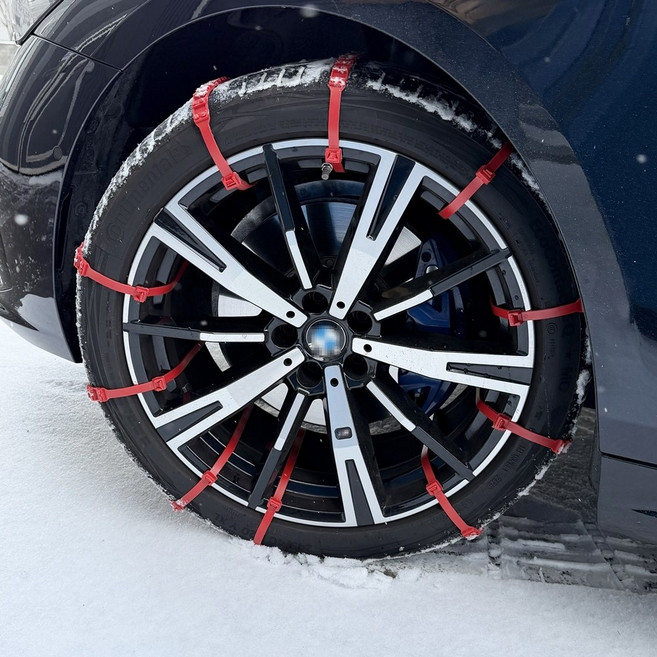 윈터쉴드 케이블타이형스노우체인 20P 눈길타이어 타이어미끄럼방지 자동차바퀴체인 간편스노우 차량용 우레탄 자동차 일회용, 20개