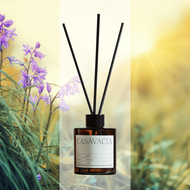 카사바시아 욕실 신발장 디퓨저 방향제, 1개, 125ml, 아이리스39