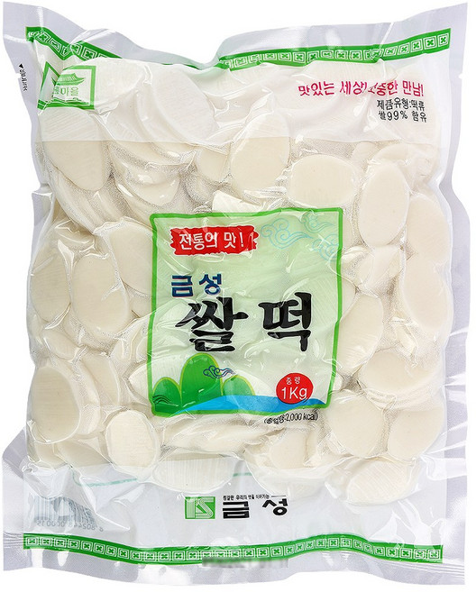 금성제면 쌀떡국떡1kg, 1개, 1kg