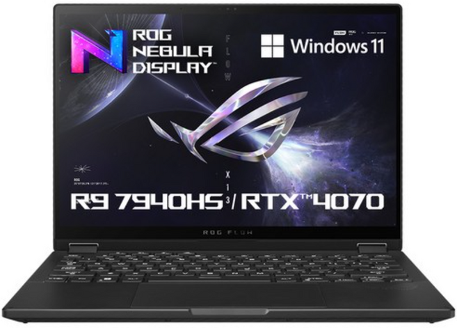 에이수스 ROG 플로우 X13 라이젠9 라이젠 7000 시리즈 지포스 RTX 4070, Off Black, 1TB, 32GB, WIN11 Home, GV302XI-MU002W