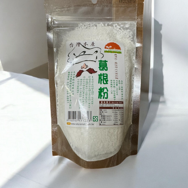 Naturemall 台灣本產葛根粉, 1個, 250g