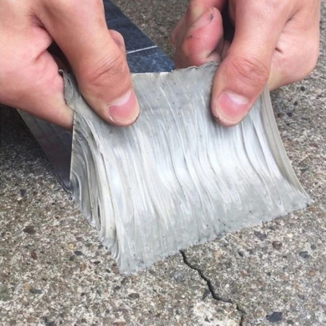 초강력 접착 옥상 바닥 시공 파이프 배관 누수 지붕공사 보수 테이프, 10cmX5M  (1mm), 1개