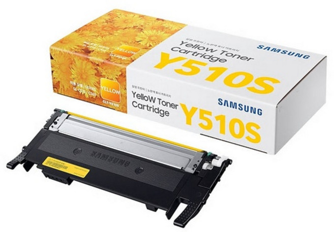 삼성전자 컬러 레이저프린터 토너, 옐로우(CLT-Y510S), 1개