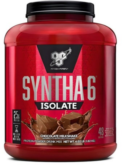 비에스엔 신타-6 아이솔레이트 프로틴 파우더 드링크 믹스 초콜릿 밀크쉐이크, 1.82kg, 1개