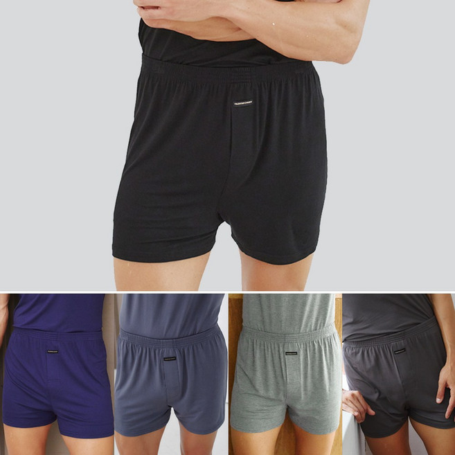 남성 부드러운 모달 트렁크 사각 팬티 남자 박서 5매세트