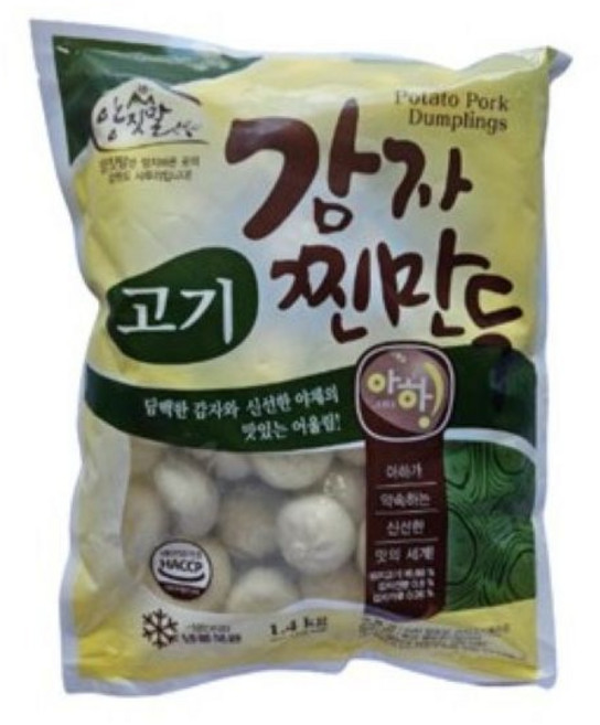 아하 감자고기 찐만두, 1.4kg, 3개