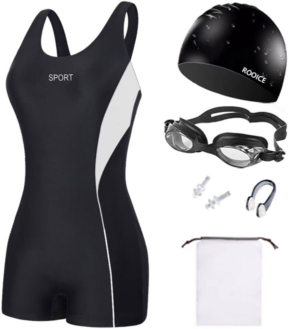 루이스 여성용 반신 수영복 실내 수영복 6종 세트 빅사이즈 원피스수영복