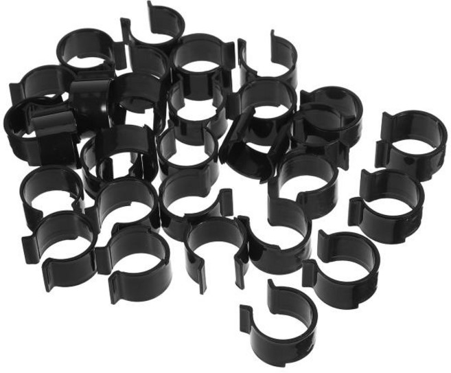 30pcs 샴푸 오일 펌프 클램프 로션 디스펜서 잠금 클립 블랙 병 헤드 플라스틱 액세서리 쉬운 사