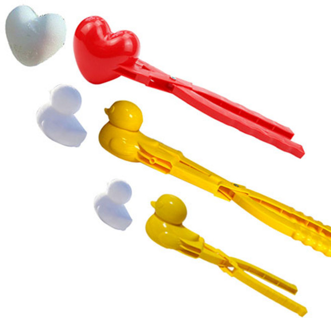 오리 하트 스노우볼 메이커 3종세트, 큰오리+작은오리+큰하트, 1개