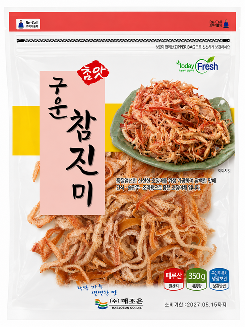 해조은 참맛 구운 참진미 350g, 1개