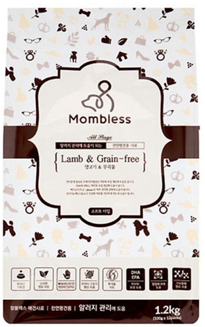 맘블레스 애견사료 양고기 (알러지) 5kg, 피부/피모+알러지, 2.4kg, 1개